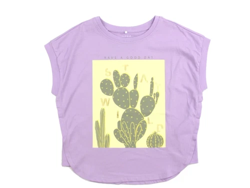 Name It orchid bloom top print